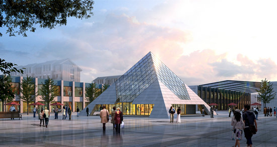 丹阳金字塔网架