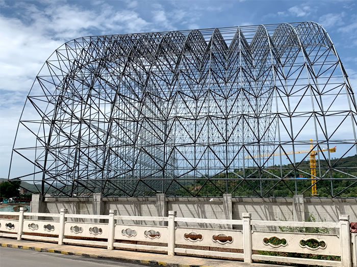 丹阳山寨矿储煤棚网架